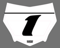 White Motocutz Vented Plate